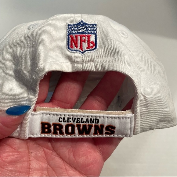 Reebok NFL Cleveland Browns Baseball Style Hat Cap Tan Adjustable OSFM - Picture 7 of 8
